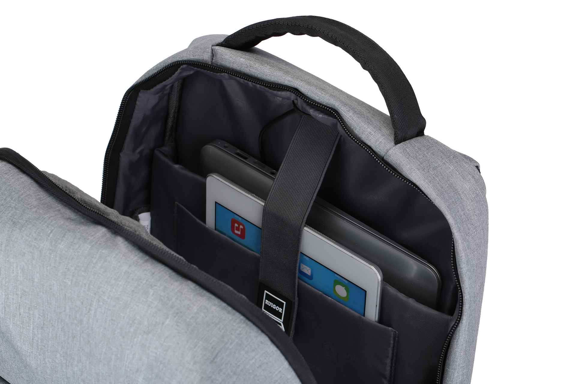 RUIGOR CITY 56 Laptop Backpack Grey - Swiss Ruigor
