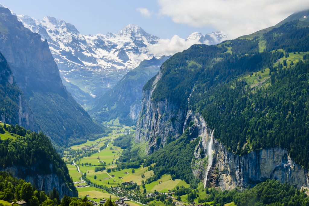 Lauterbrunnental Glacial Valley