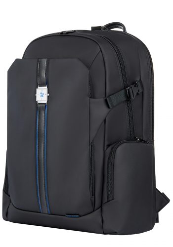 LAPTOP BACKPACK BLACK SQUARE EMBLEM