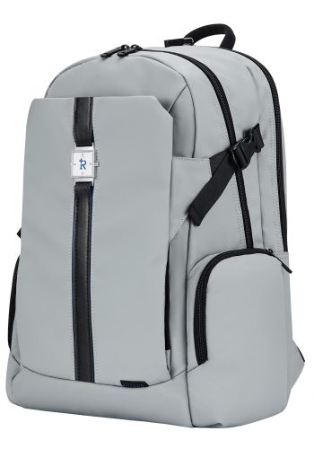 LAPTOP BACKPACK Grey SQUARE EMBLEM